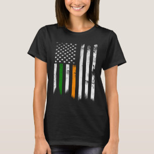 Irish American Flag Patriotic Ireland Flag St Patr T-Shirt