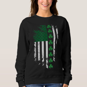 Irish American Flag St. Patrick's Day Sweatshirt