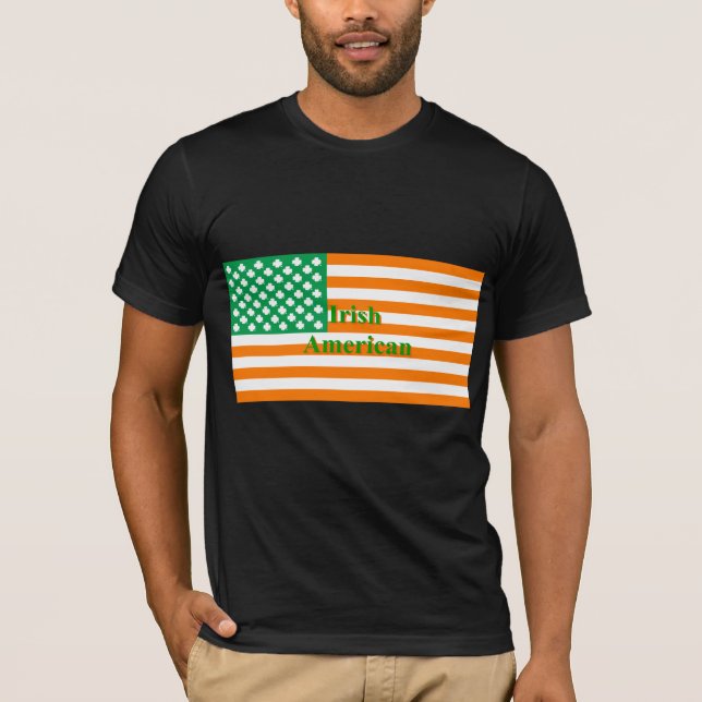 Irish american flag T-Shirt (Front)