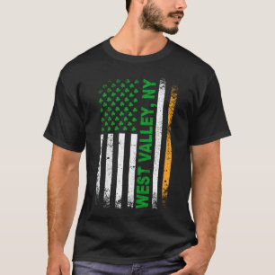 Irish American Flag WEST VALLEY, NY T-Shirt