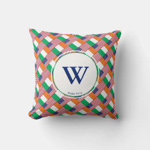 IRISH-AMERICAN HERITAGE Monogram Christian Cushion