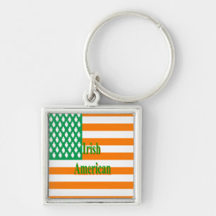 Irish American Key Ring