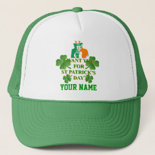 Irish American , St Patrick's day Trucker Hat