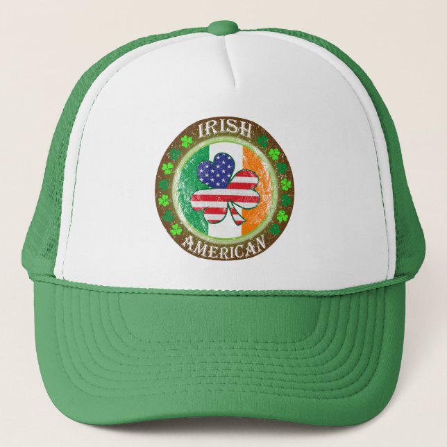 Irish American Trucker Hat (Front)
