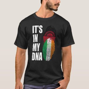 Irish And Malawian Mix DNA Heritage Flag T-Shirt