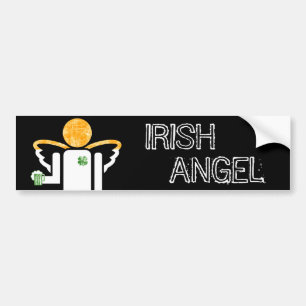 irish angel bumper sticker