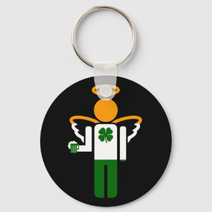 irish angel. key ring