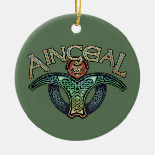 Irish Angel Pendant/Ornament Ceramic Ornament