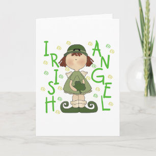 Irish Angel T-shirts and Gifts Holiday Card