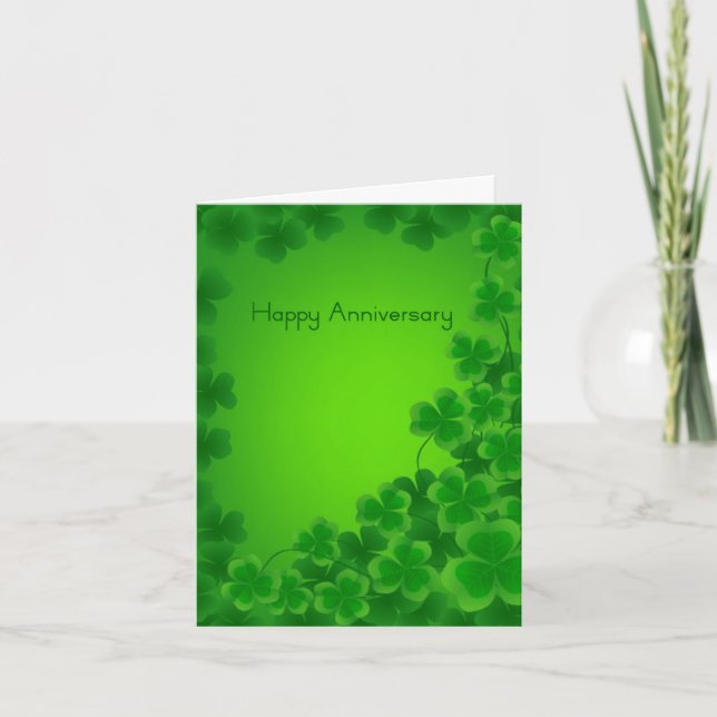 Irish Anniversary card (Front)