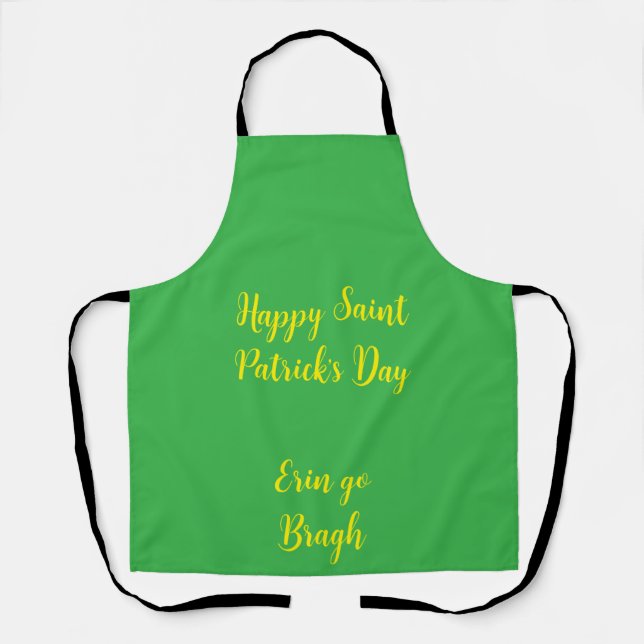 Irish Apron Saint Patrick's Day (Front)