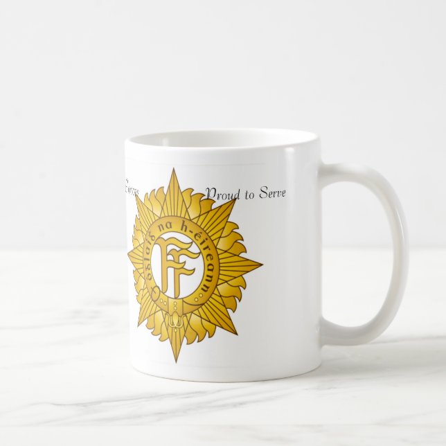 Irish Army badge for mug (Right)