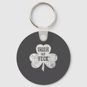 Irish As Feck Saint Patrick Day Gif  Key Ring