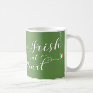 Irish At Heart Mug, Ireland Coffee Mug