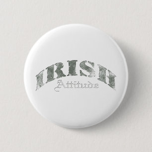 Irish Attitude Distress 6 Cm Round Badge