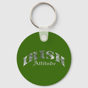 Irish Attitude Distress Key Ring