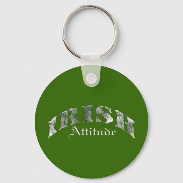 Irish Attitude Distress Key Ring (Front)