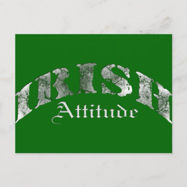 Irish Attitude Distress Postcard (Front)