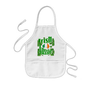 Irish aussie kids apron