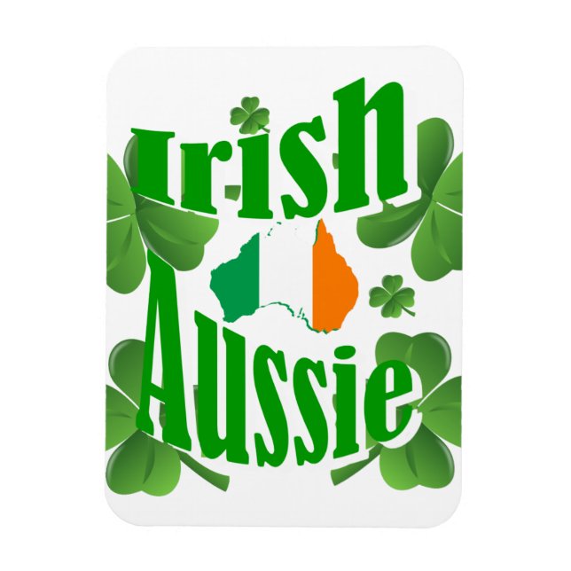 Irish aussie magnet (Vertical)