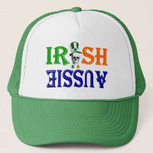 Irish Aussie St Patrick's day Trucker Hat