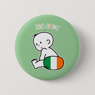 Irish Baby 6 Cm Round Badge