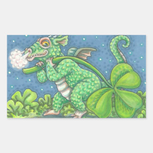 IRISH BABY DRAGON FANTASY STICKERS Sheet