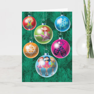 Irish Baubles Christmas Card