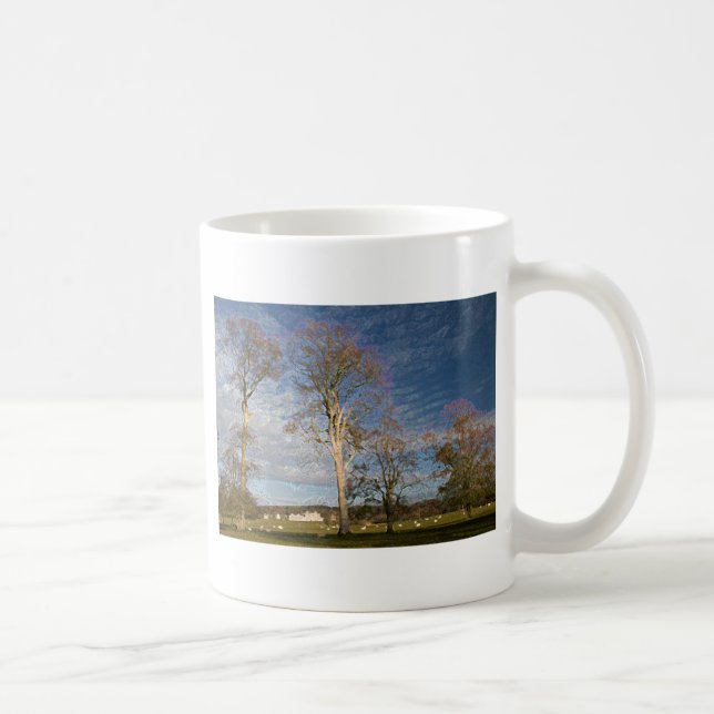 Irish Beech Trees Coffee Mug (Right)