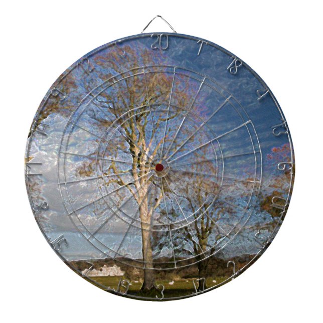 Irish Beech Trees Dartboard (Front)