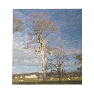 Irish Beech Trees Notepad