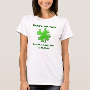 Irish Beer Deal Shamrock Shirt