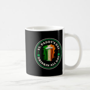 Irish Beer Ireland Flag St Patricks Day Drinking T Coffee Mug