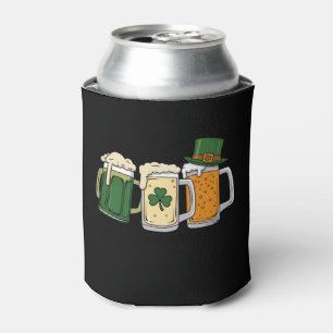 Irish Beer Ireland Flag St Patrick's Day Shamrock Can Cooler