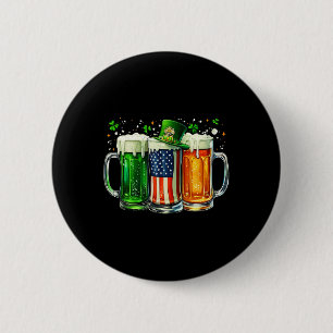 Irish Beer Ireland St Patricks Day Drinking Party 6 Cm Round Badge
