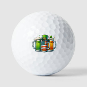 Irish Beer Ireland St Patricks Day Drinking Party Golf Balls
