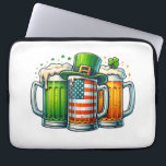 Irish Beer Ireland St Patricks Day Drinking Party Laptop Sleeve<br><div class="desc">Irish Beer Ireland St Patricks Day Drinking Party</div>