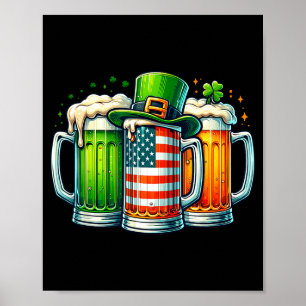Irish Beer Ireland St Patricks Day Drinking Party  Poster