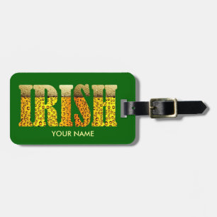 IRISH Beer Luggage Tag