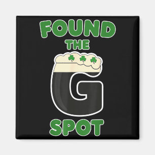 Irish Beer Shamrocks St Patricks Drinking Magnet