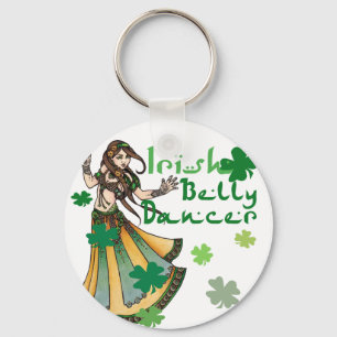 Irish Belly Dancer Key Ring