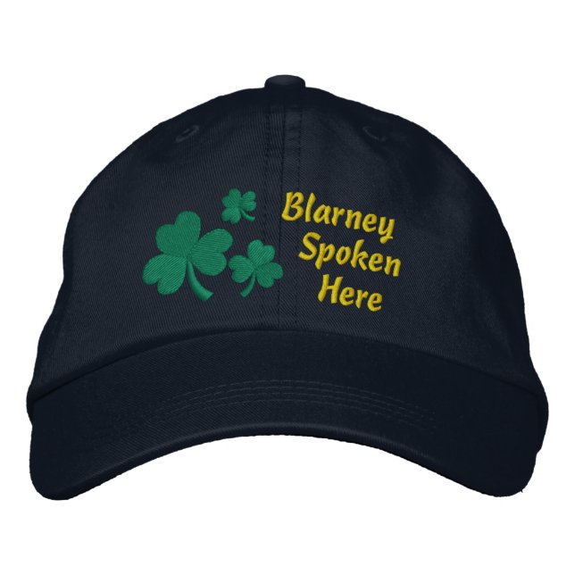 Irish Blarney Embroidered Hat (Front)