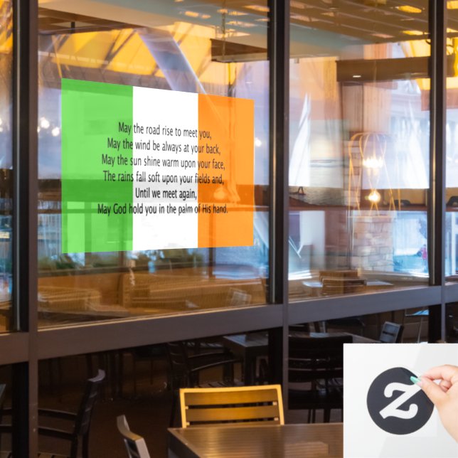 Irish Blessing (Restaurant Window)