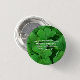 Irish Blessing 3 Cm Round Badge