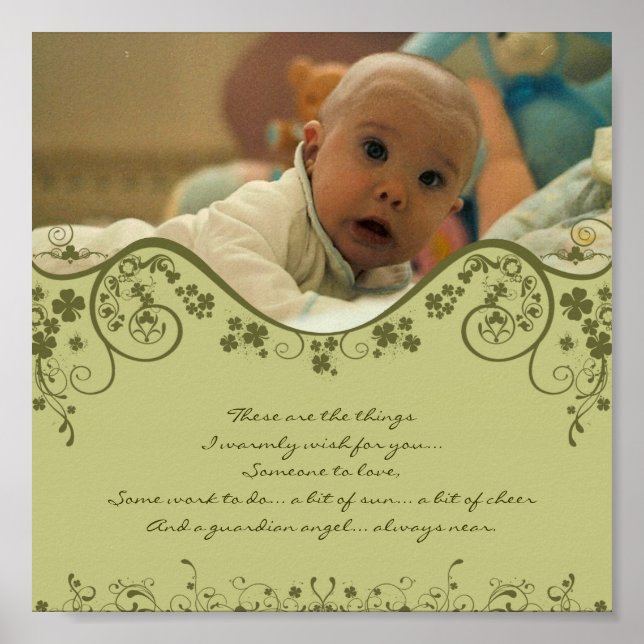 Irish Blessing - a Guardian Angel Always Near Poster (Front)