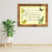 Irish Blessing Botanical Nature