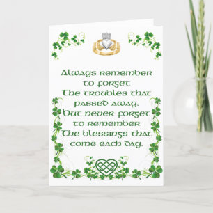 Irish Blessing Card