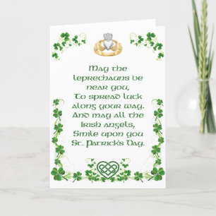 Irish Blessing Card from Ireland Option 6
