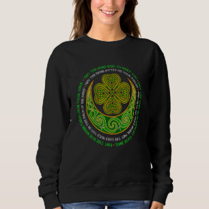 Irish Blessing Celtic Knot 4 Leaf C St Patrick's D Sweatshirt