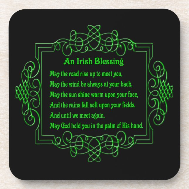 Irish Blessing Coasters (Front)